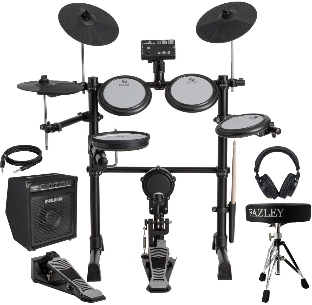Fazley DDK-040 electronic drum kit starter set deluxe