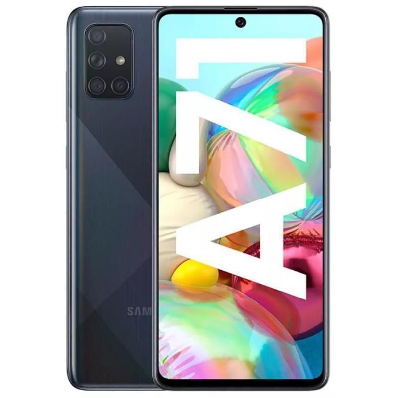 Samsung Galaxy A71 - Negro - 128 GB - Doble tarjeta SIM física