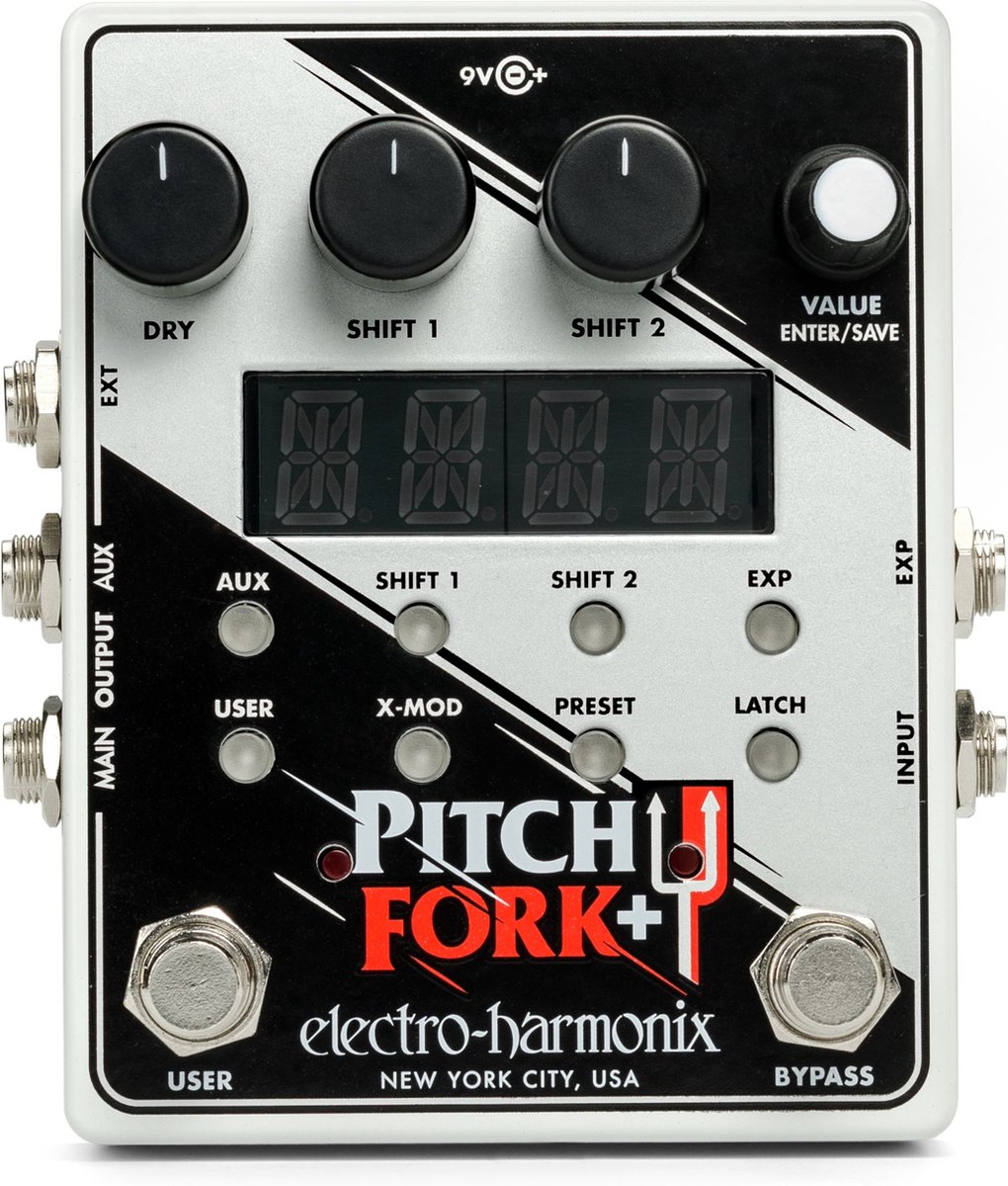 Electro Harmonix Pitch Fork+ Polyphonic Pitch Shifter pedale per effetti