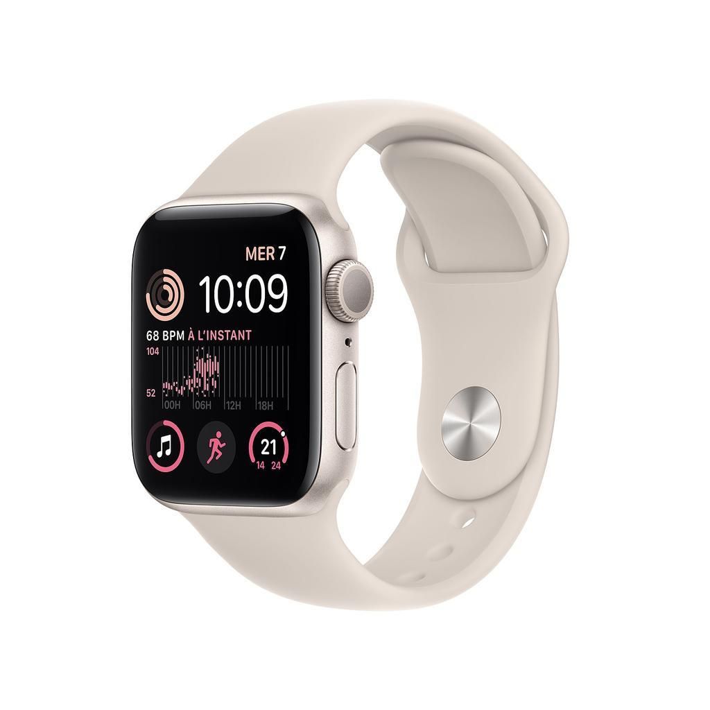 Apple Watch SE Serie 2 - 40 mm - Alluminio - Argento - GPS