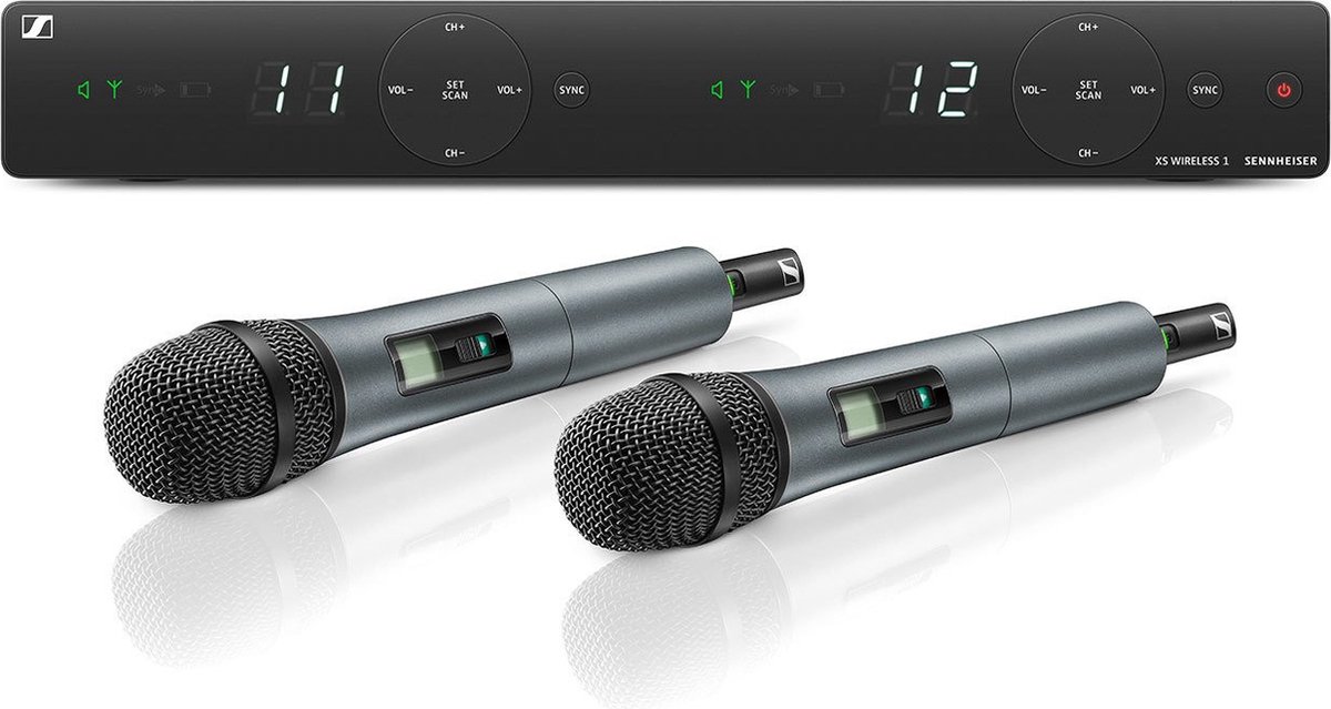 Sennheiser XSW 1-825 DUAL-A Dual Wireless Microphone System (A: 548-572 MHz)
