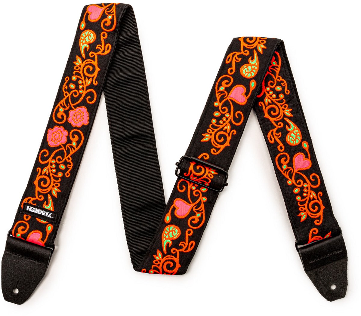 Dunlop JH23 Jimi Hendrix Blacklight Monterey Orange Strap Limited Edition
