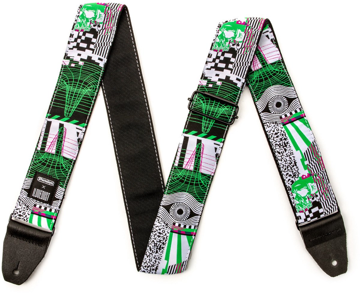 Dunlop ILOVEDUST Jacquard Strap ILD16 Tempest Fuzz Guitar Strap