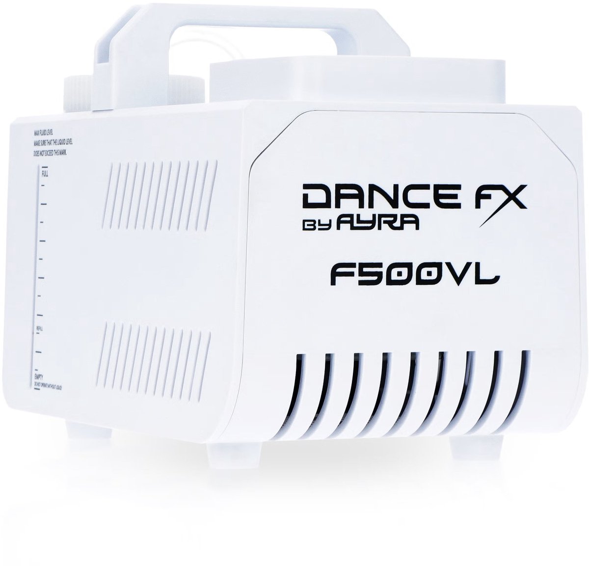 Ayra DanceFX F500VL RGB vertical smoke machine with 1L smoke liquid