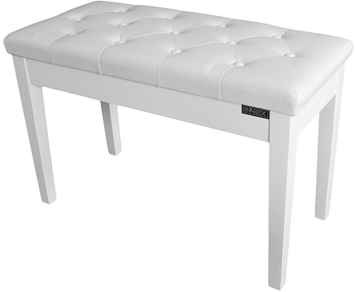 Innox PB 20W panca da pianoforte bianca