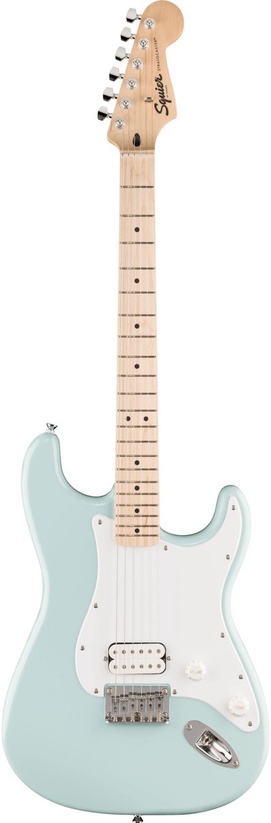 Squier Sonic Stratocaster HT H MN White Pickguard Sonic Blue chitarra elettrica
