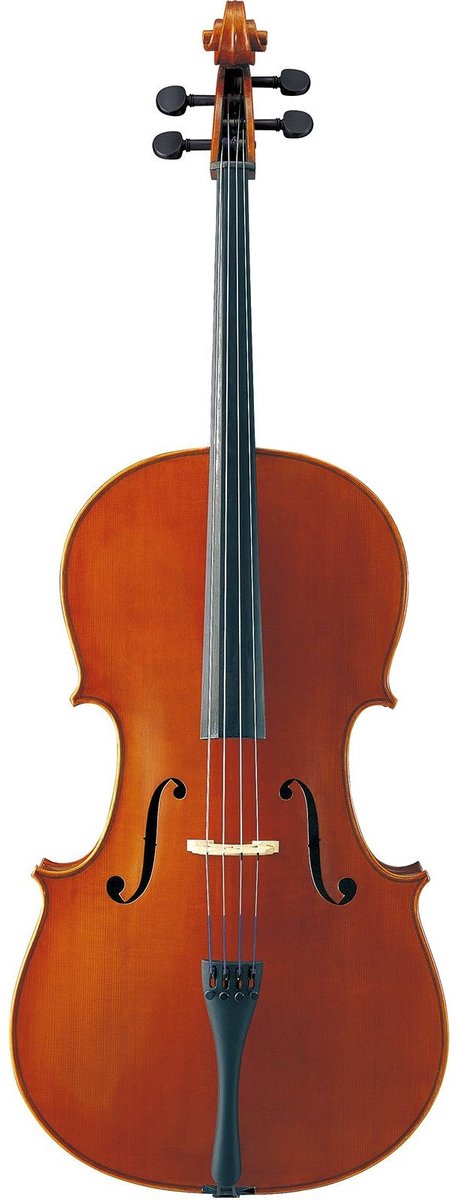 Yamaha VC5S Stradivarius 4/4 Cello with Soft Case, Bow and Rosin