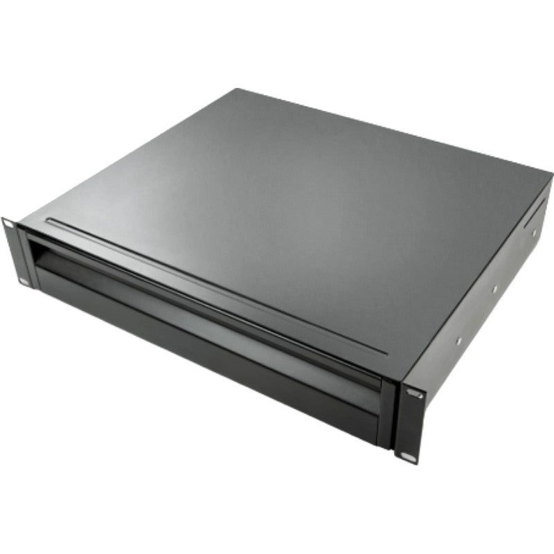 Adam Hall 874E02A Cassetto rack ERGO da 19 pollici 2U in alluminio