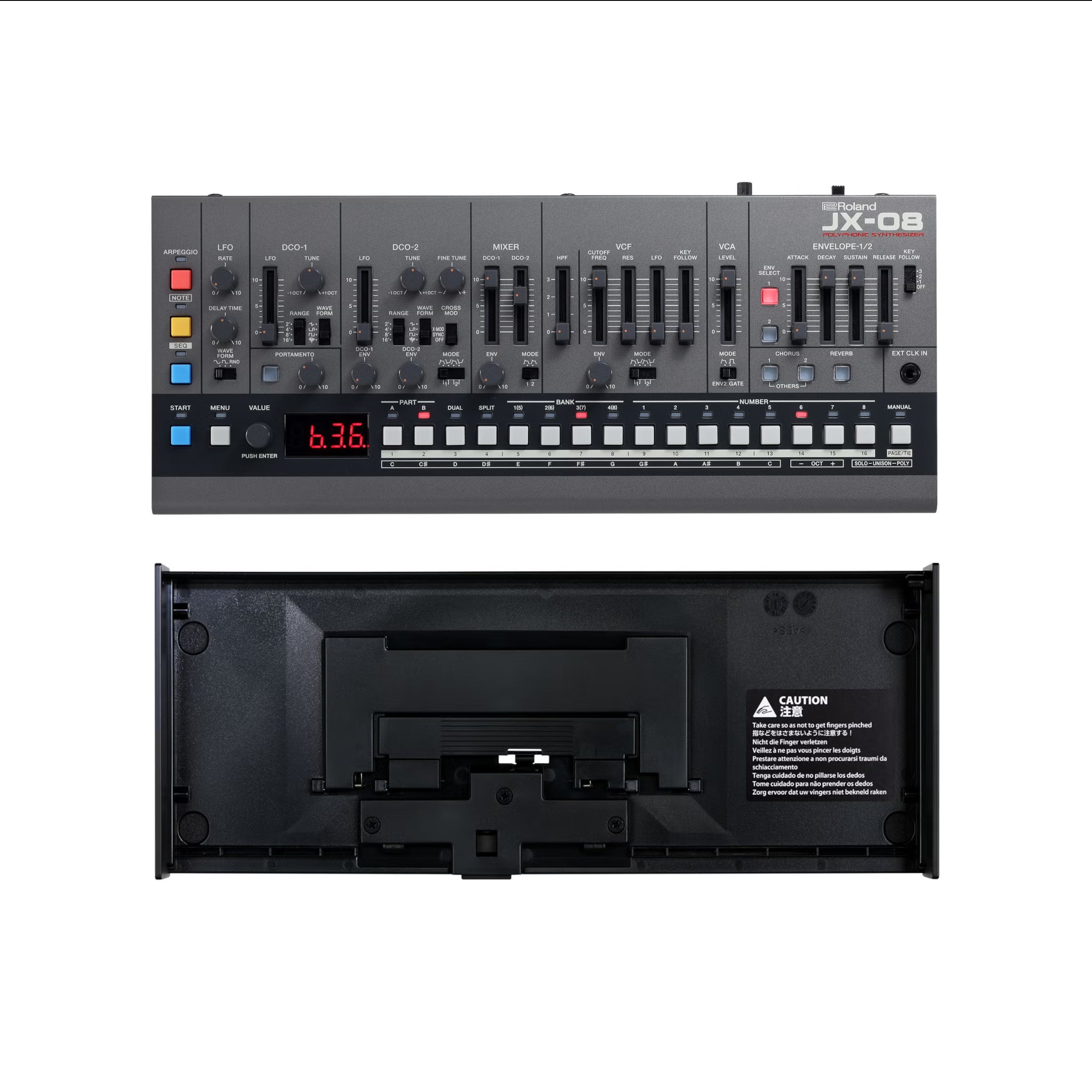 Roland JX-08 + DK-01 Dock