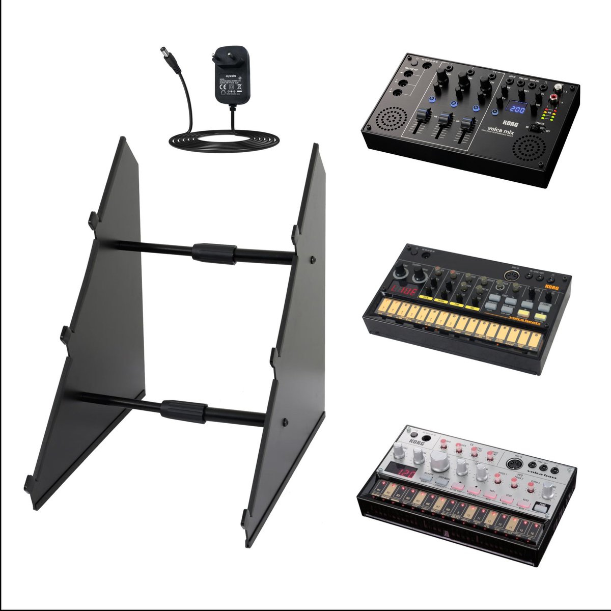Innox SynthStand 02 Set Korg Volca Bass + Beats + Mix