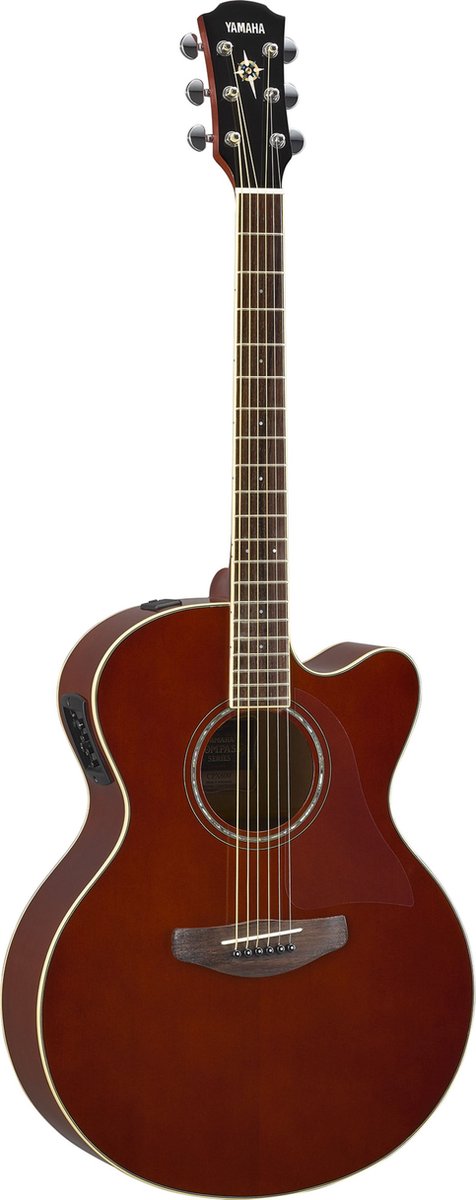 Yamaha CPX600 Root Beer electro-acoustic guitar