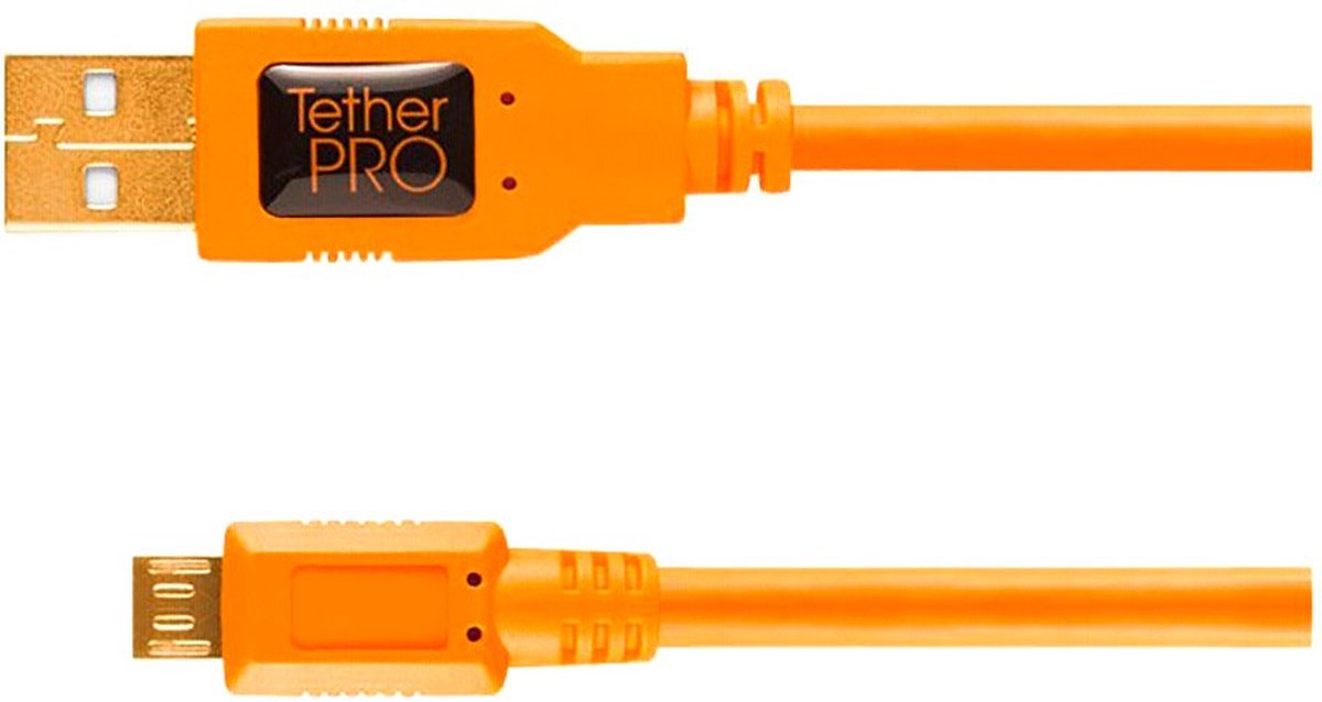 Tethertools KABEL USB 2.0 - Micro-B 5-Pin 4.6m pomarańczowy (CU5430-ORG)