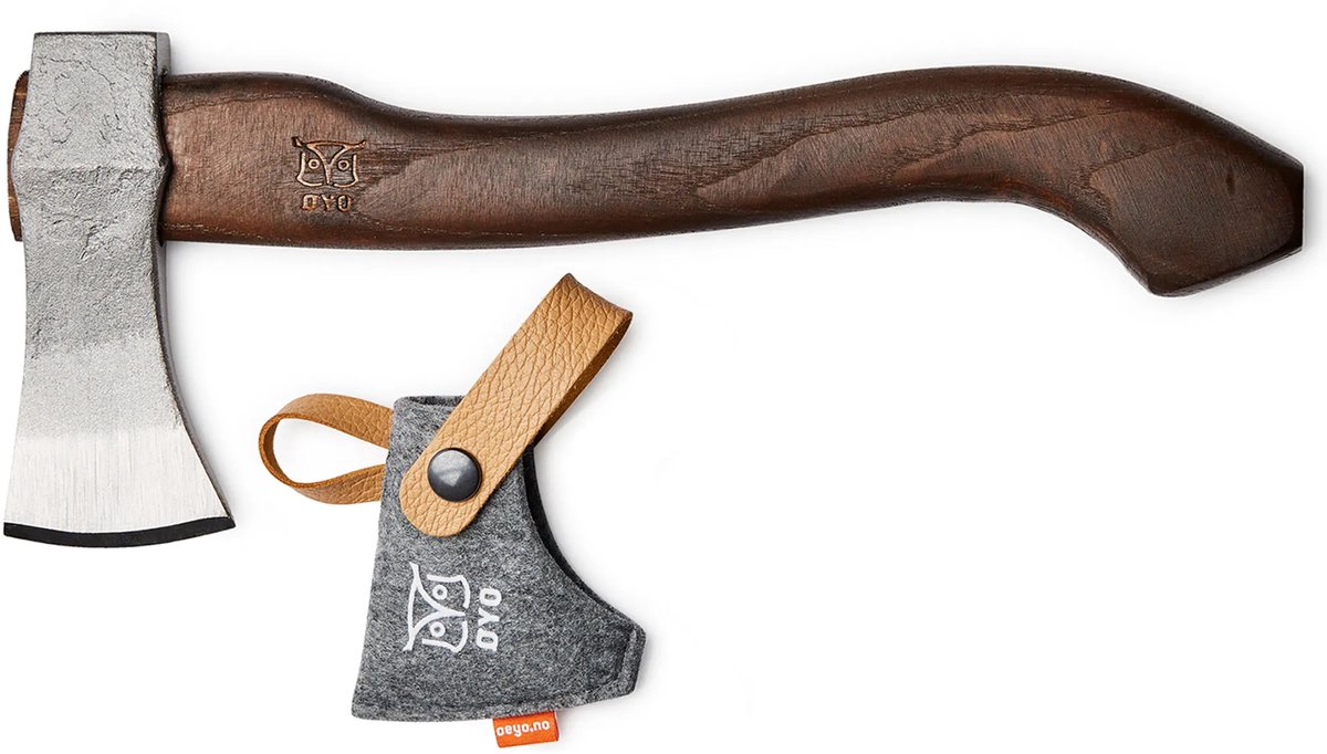 Oyo Viking, hache, brun