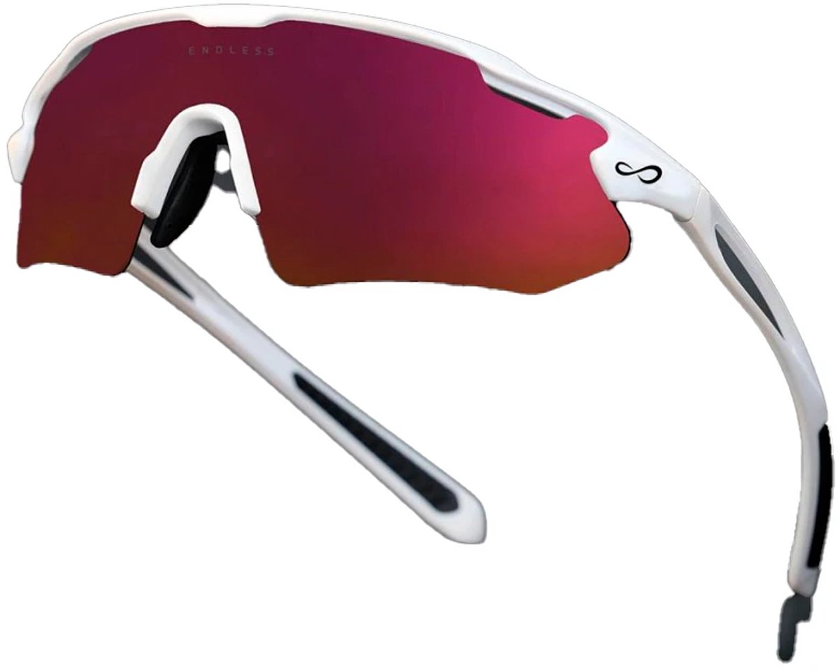 Brille Endless Unterschlupf Pro Weiß/Rosa