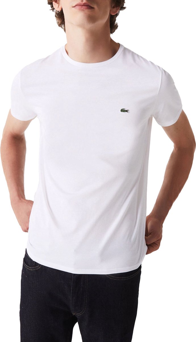Camiseta Lacoste Algodón blanca