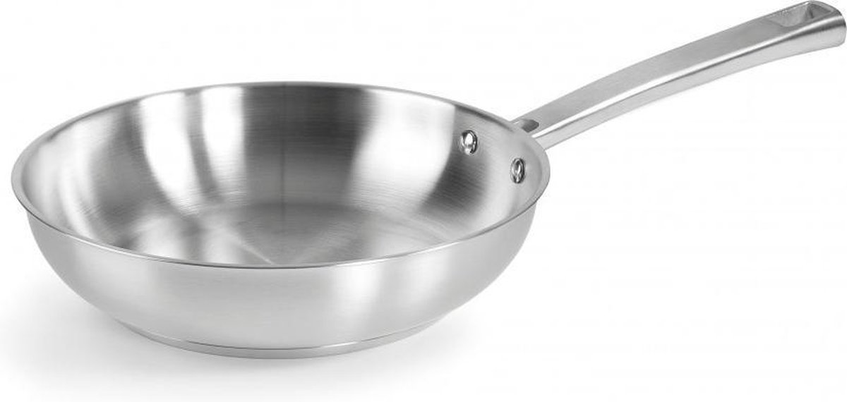 LACOR Sartén Acero Inoxidable Foodie 24cm - Modelo 45424