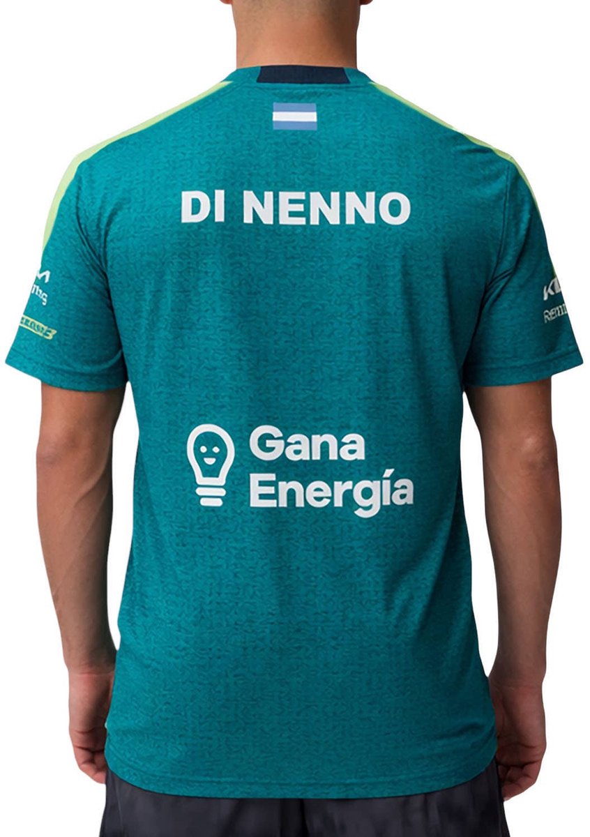 Camiseta Bullpadel Montse Di Nenno Verde Azulado Vigore