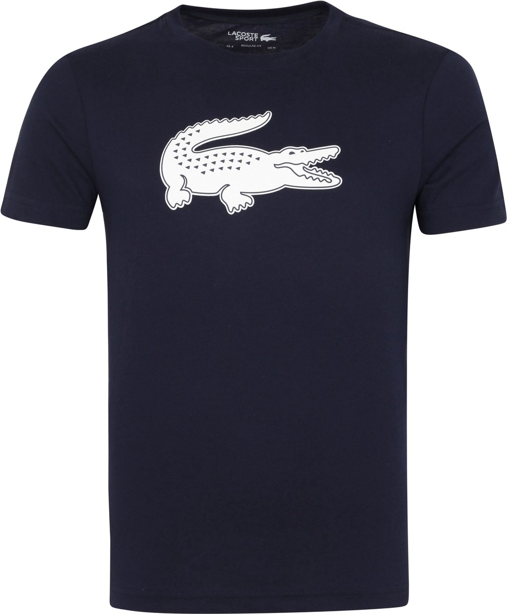 Camiseta Lacoste Regular Fit Algodon Azul Marino