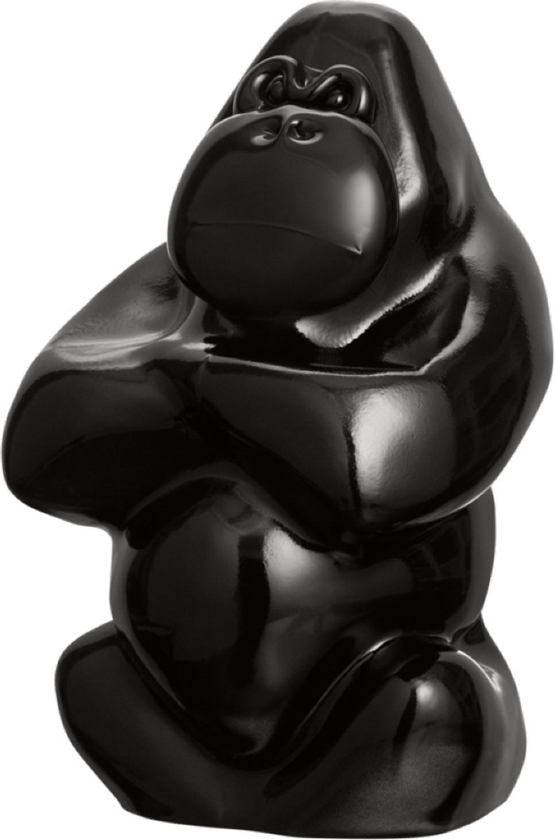 Kosta Boda Escultura Gabba Gabba Hey 305 mm Negro