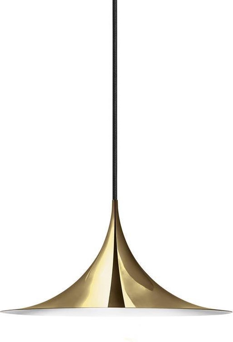 GUBI Lampe à suspension Semi Ø 30 cm Polished brass