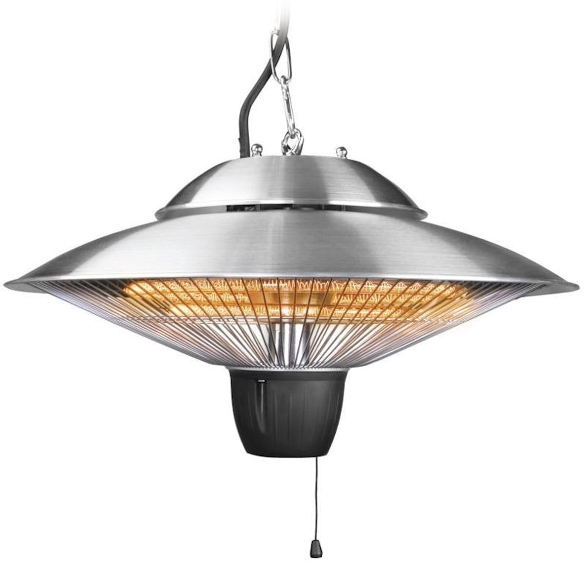 LACOR lámpara calentadora infrarroja 2100W - Control remoto y 3 niveles de calor