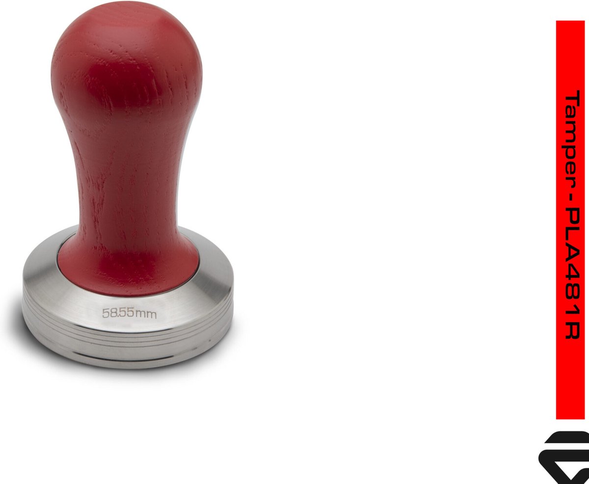 Tamper avec manche en bois Lelit PL100 Plus, 58 mm