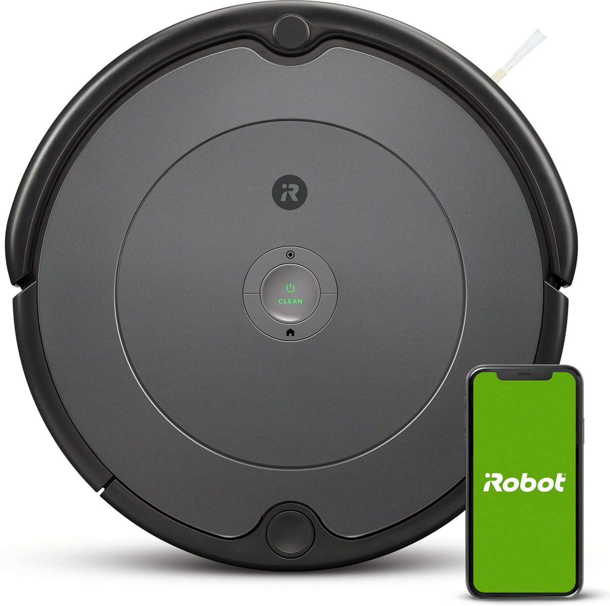 iRobot Roomba 697 0,6 L Sin bolsa Negro, Gris