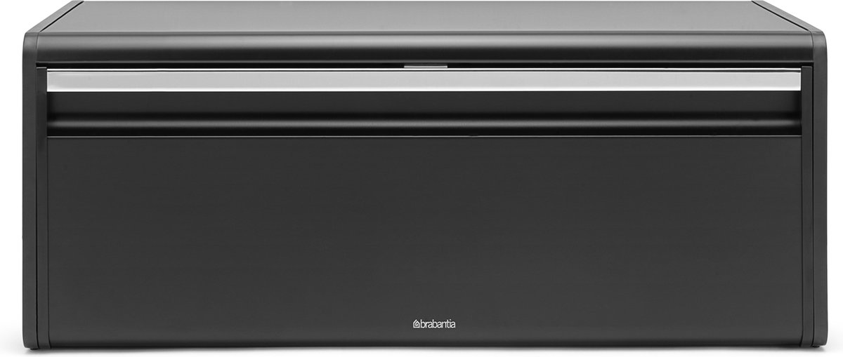 Brabantia Boîte à pain Fall Front noir mat