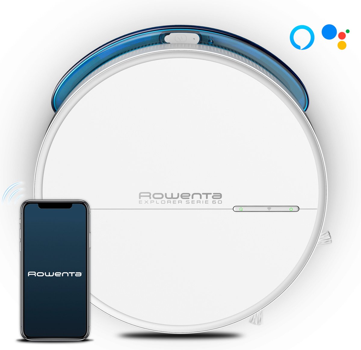 Rowenta Explorer RR7427 0,4 L Sin bolsa Blanco