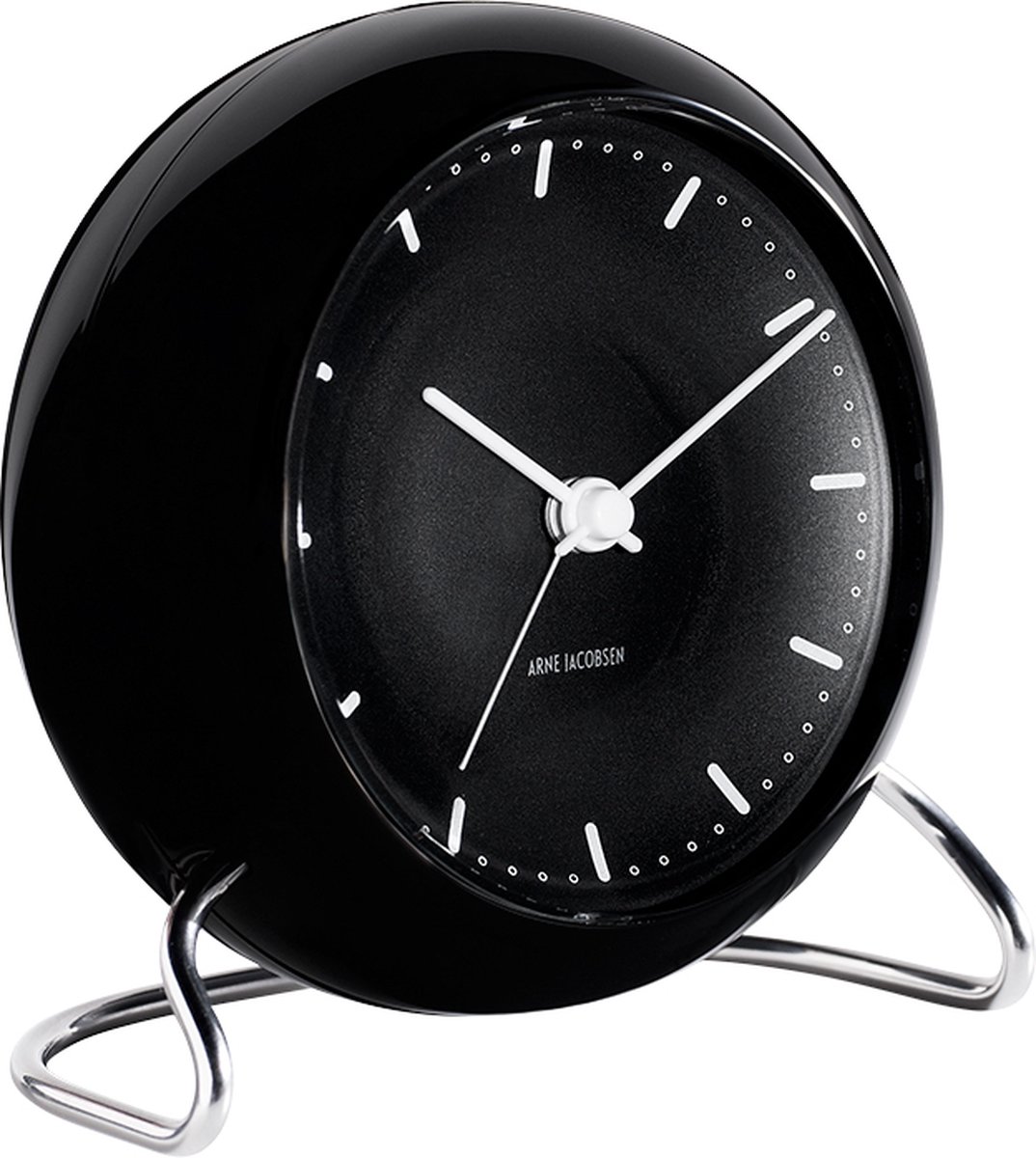 Arne Jacobsen Clocks Reloj de mesa AJ City Hall negro