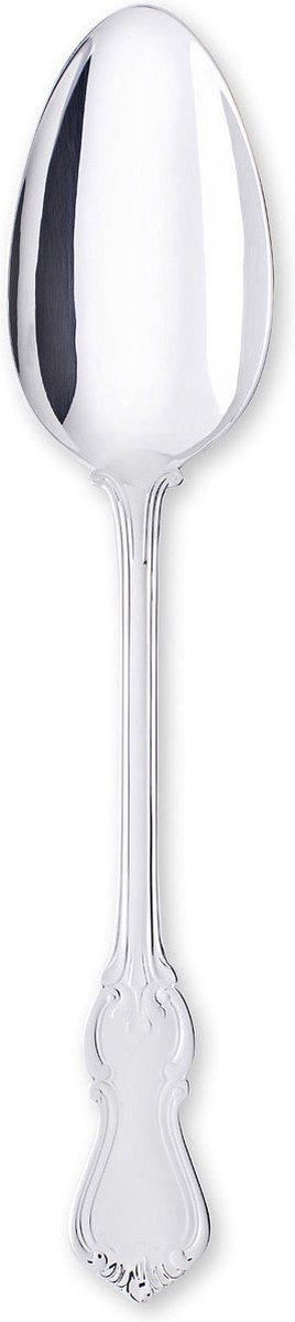 Gense Cuchara de comida Olga plata nueva 22,2 cm