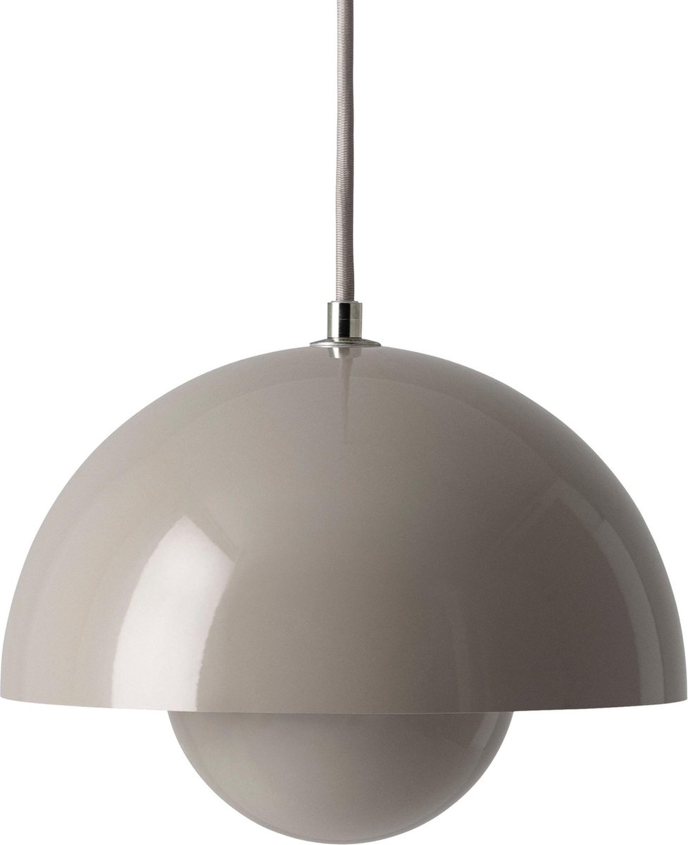 &Tradition Lámpara colgante FlowerPot VP1 Gris-beige