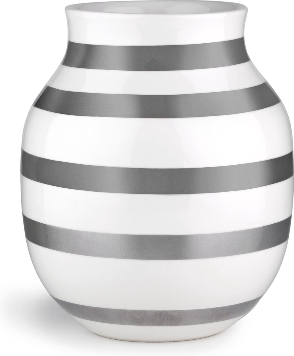 Kähler Jarrón Omaggio, plata mediano