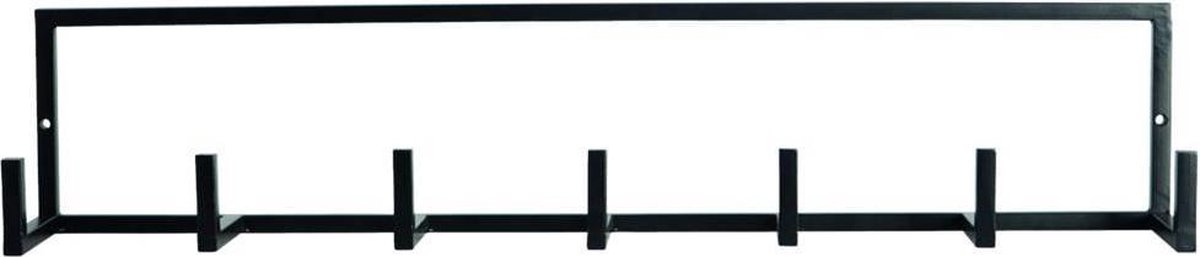 House Doctor Perchero de pared Rack negro