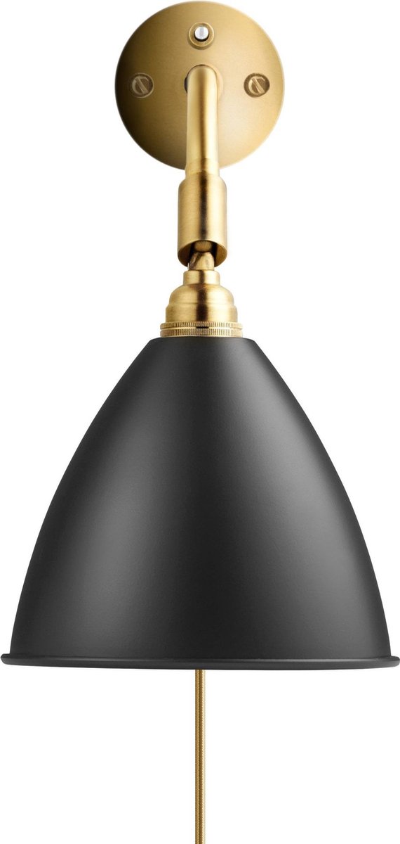 GUBI Lampada da parete Bestlite BL7 charcoal black-brass