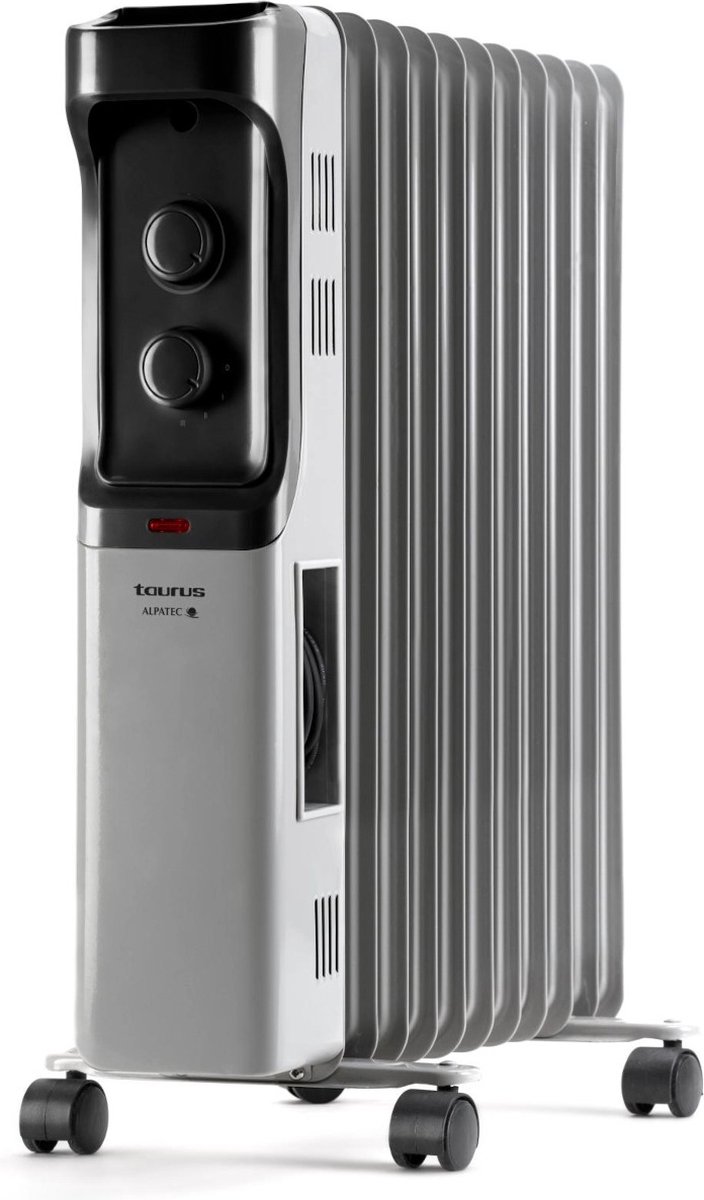 Radiador de aceite Taurus Dakar 2500 | Negro, Gris | 2500 W
