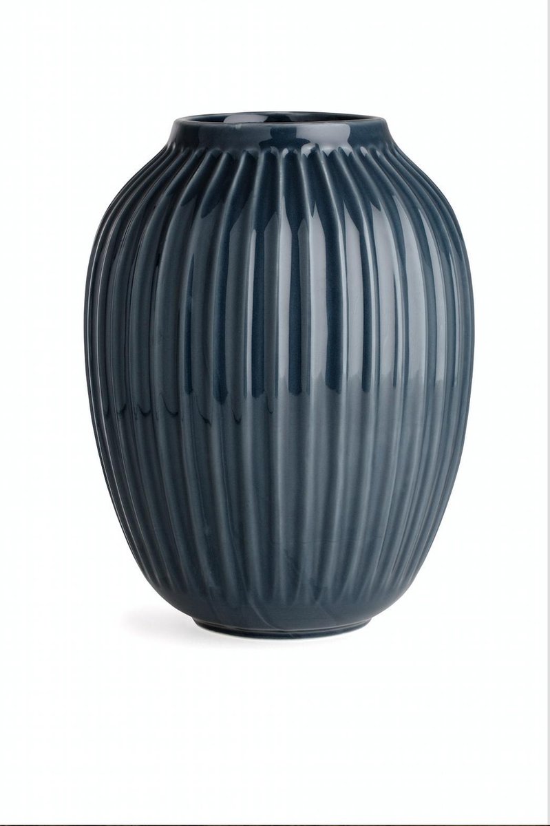Kähler Vaso Hammershøi grande grigio antracite