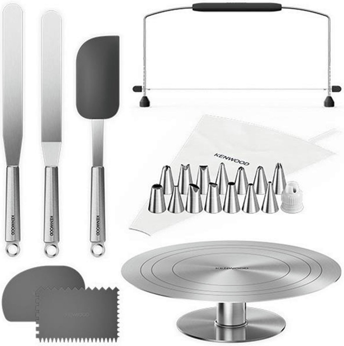 Kenwood Conjunto Pastelaria Reposição Acessórios Pastelaria AS00002755