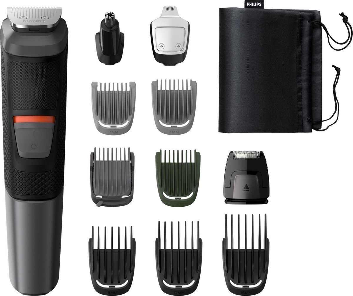 Philips MULTIGROOM Series 5000 MG5730/15 Rostro, cabello y cuerpo, 11 en 1