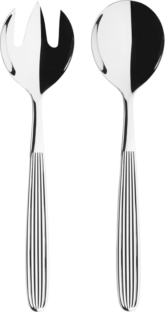 Iittala Cubiertos de ensalada Scandia acero inoxidable