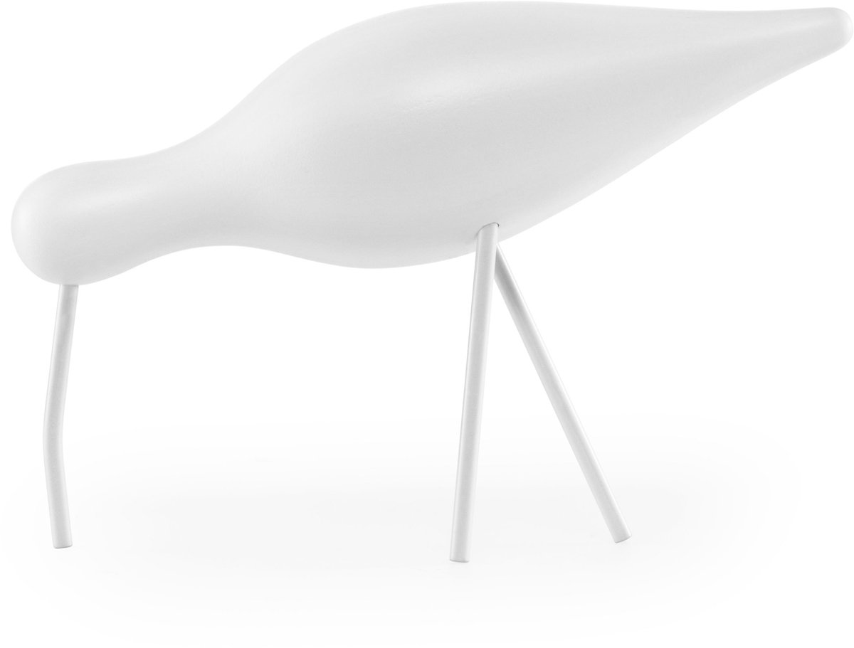 Normann Copenhagen Uccello trampoliere bianco grande