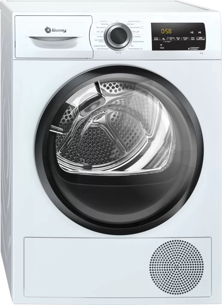 Balay 3SB188BP secadora Integrado Carga frontal 8 kg A++ Blanco