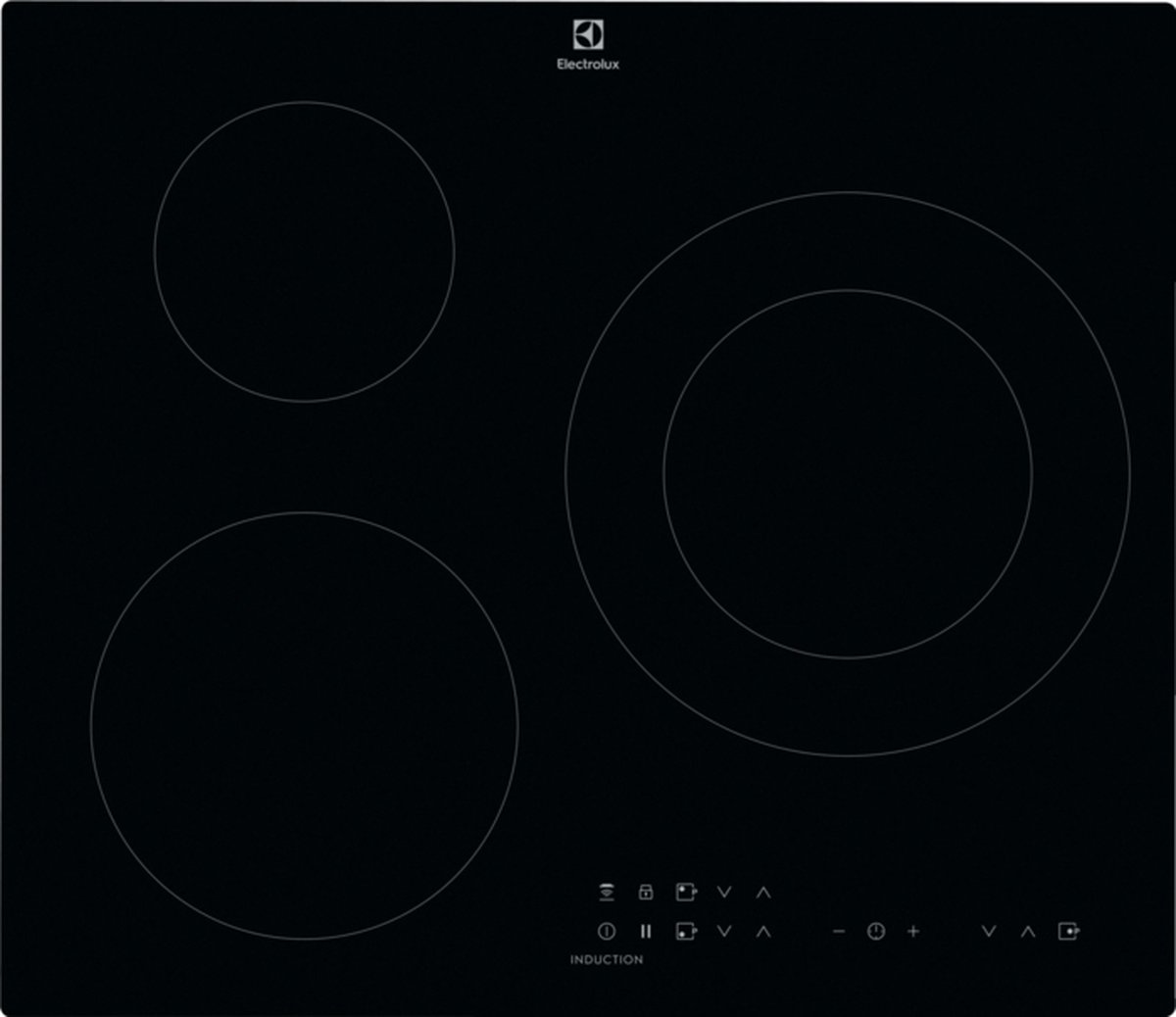 Placa de inducción Electrolux LIT60336C hobs | Negro | 3 zonas | 60 cm