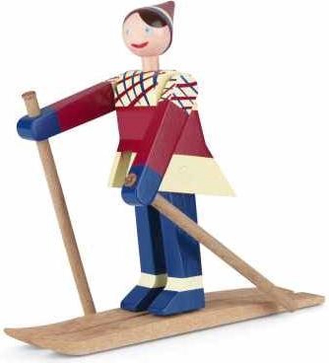 Kay Bojesen Denmark Statuina sciatore Kay Bojesen Datti (rosso)
