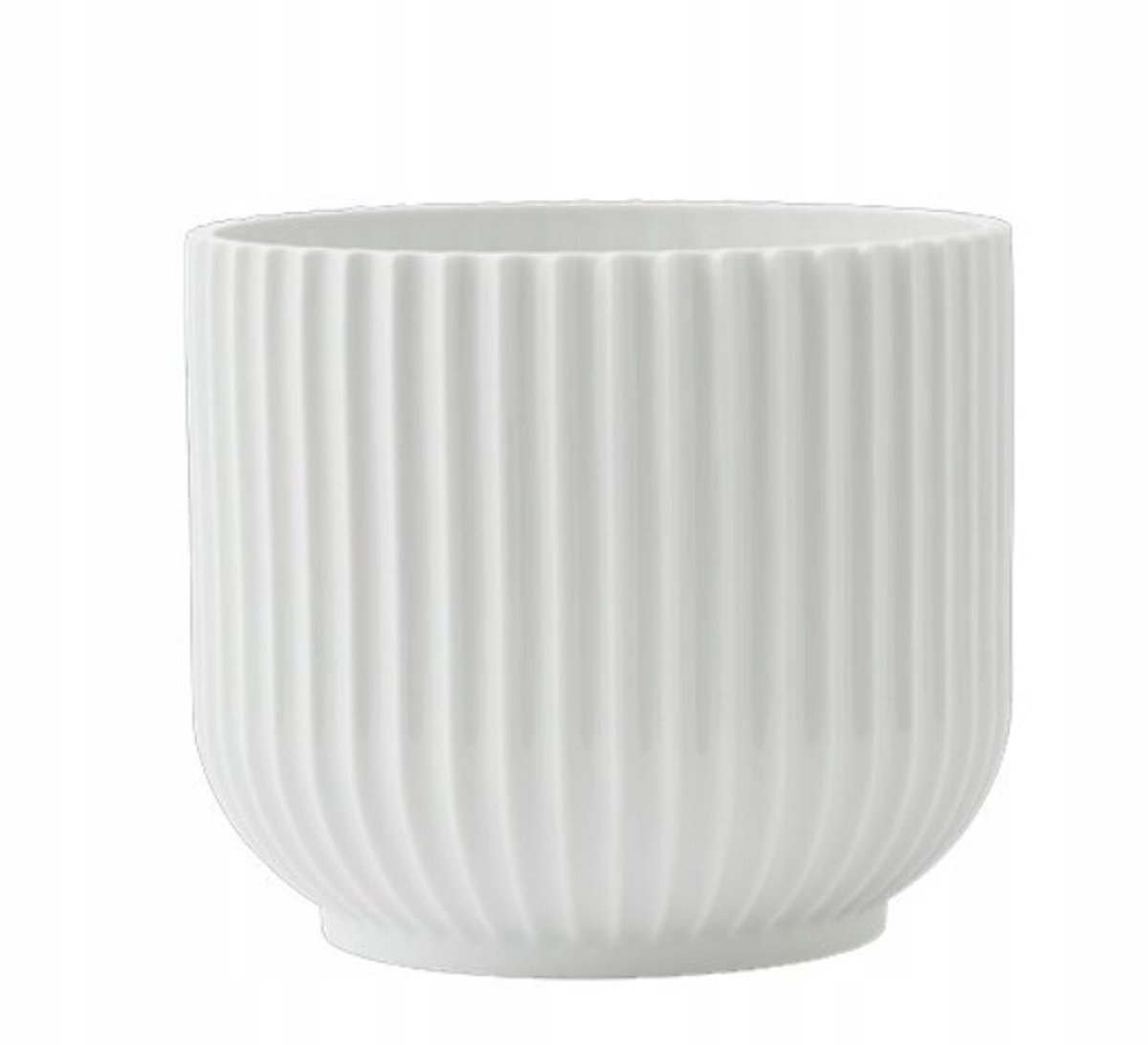 Lyngby Porcelæn Maceta Lyngby, blanco Ø14,5 cm