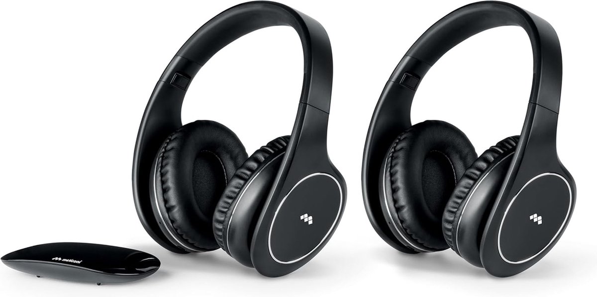 Meliconi HP Easy Digital Bundle Auriculares Inalámbrico y alámbrico Diadema MicroUSB Negro