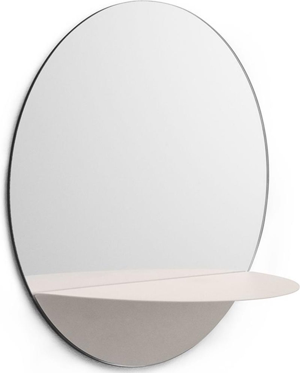 Normann Copenhagen Specchio rotondo Horizon bianco