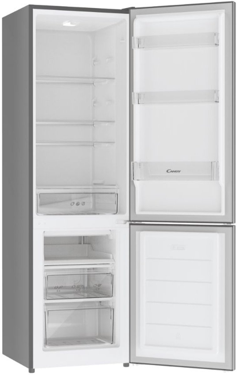 Frigorífico Combi Candy CHICS 5184XN | Clase E | Estático | Inox | 180x55 cm