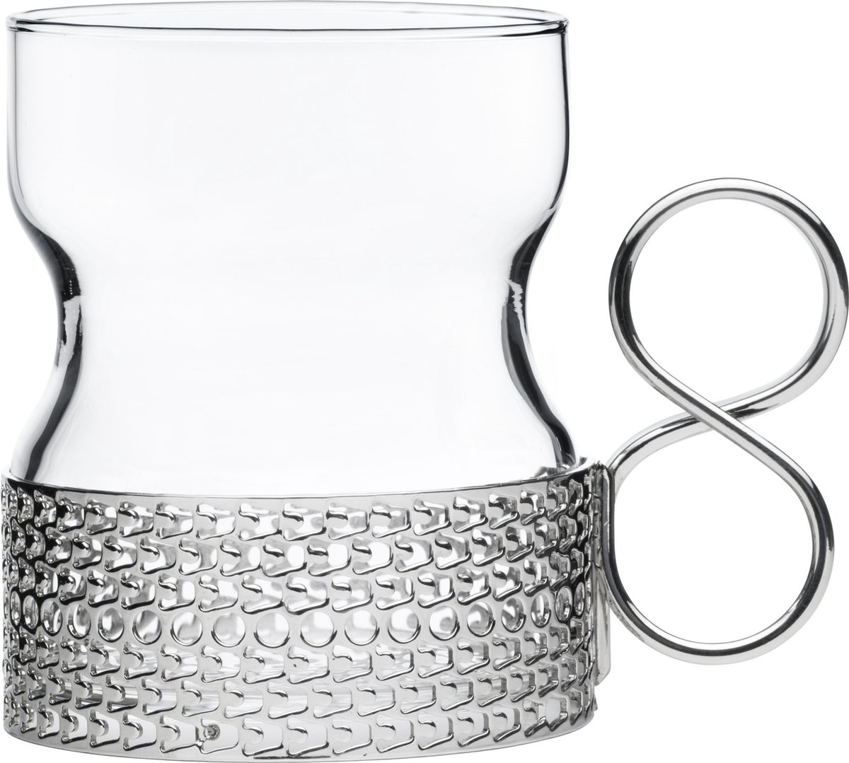 Iittala 2 Vasos con asa Tsaikka 23 cl plata
