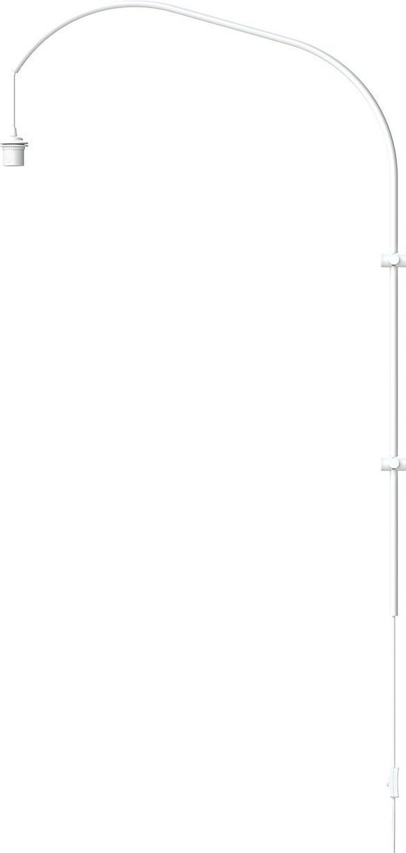 Umage Colgador de lámpara de pared Willow simple blanco